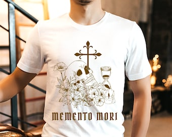 Memento Mori Catholic T-shirt | Remember you must die Catholic T-shirt