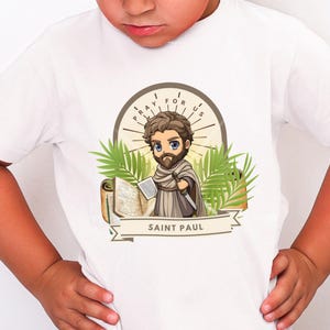 Saint Paul Toddler Shirt: Catholic Kids Apparel, Baptism Gift
