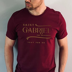 Saint Gabriel the Archangel, St Gabriel Feast Day, Catholic Saint Feast Day Shirt, Catholic Gift - Catholic Shirt UNISEX