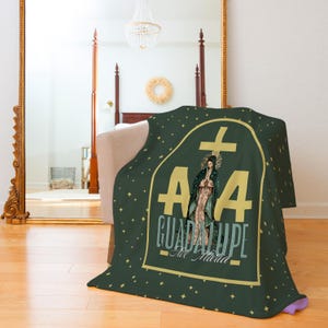 Our Lady of Guadalupe, Marian Apparition Blanket Catholic Gift for Kids and Adults, Virgin Mary Devotion, Saint Blanket - Catholic Blanket