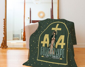 Unsere Dame von Guadalupe, Marianische Erscheinung Decke Katholisches Geschenk für Kinder und Erwachsene, Jungfrau Maria Hingabe, Heilige Decke - katholische Decke