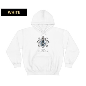 Floral Queen of the Most Holy Rosary Hoodie, Mother of God, Devotion to ...