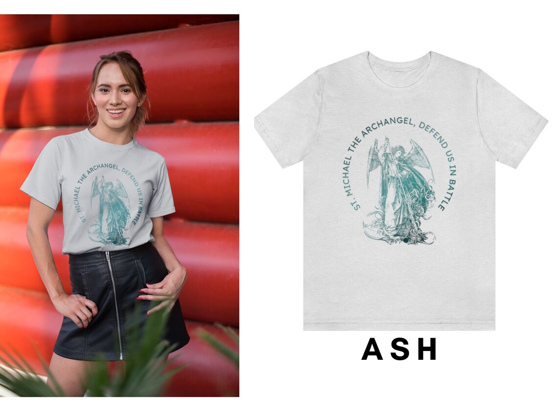 Saint Michael the Archangel T-shirt Saint Michael Prayer | Etsy