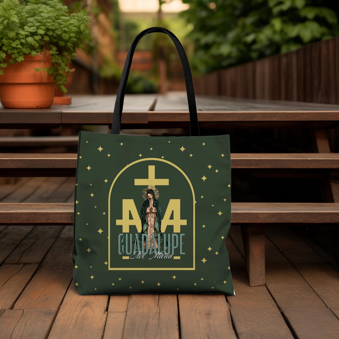 Our Lady of Guadalupe Tote Bag: Catholic Marian Devotion Gift - Etsy