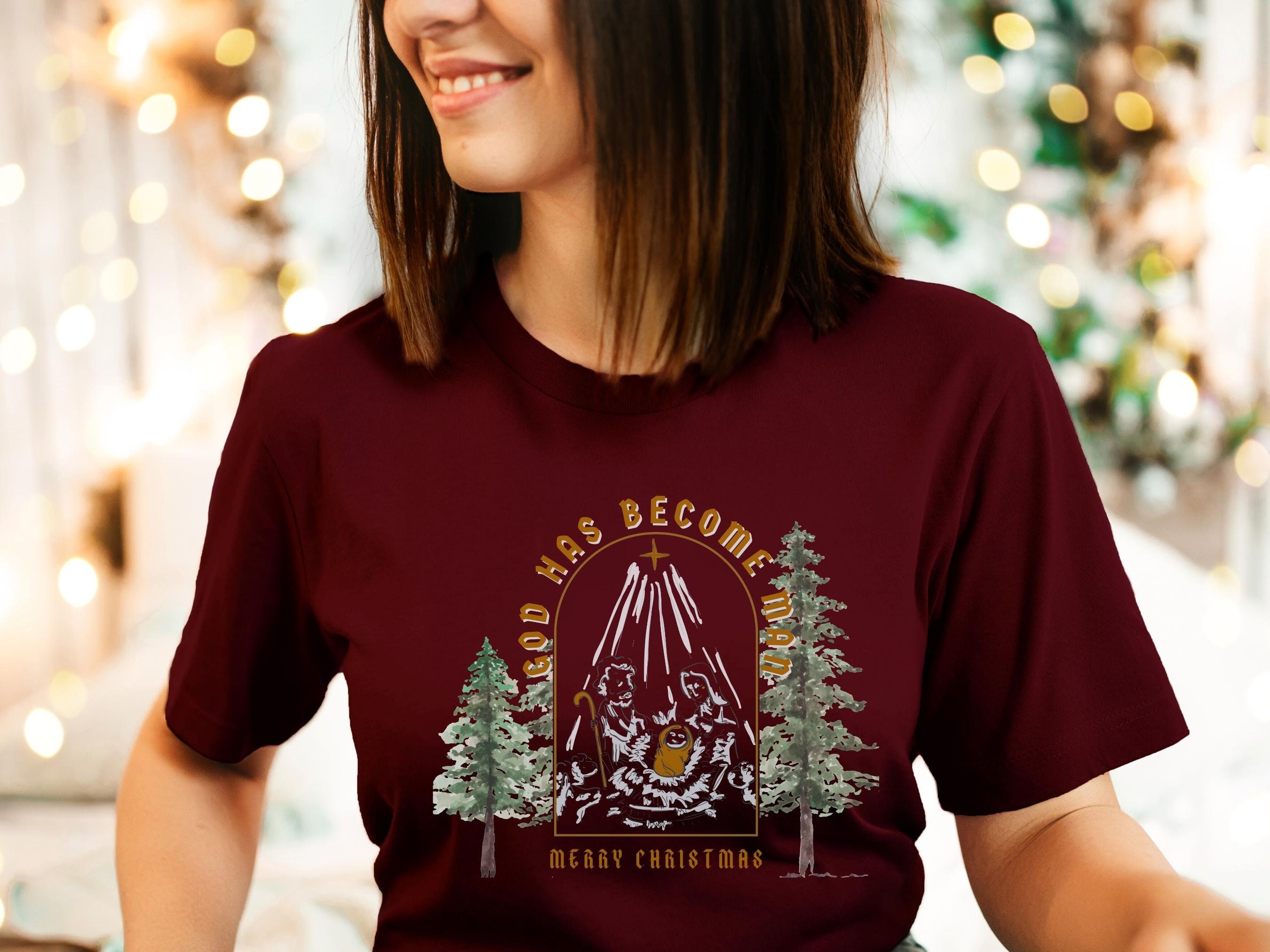 Our God Has Become Man Merry Christmas Nativity of Our Lord - Etsy