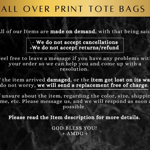 Aanschouw je moeder Tote Bag, Heilige Maagd Maria, Marian Devotion Bag, Rooms-katholieke cadeau-ideeën, Hail Mary, Rozenkrans - Katholieke Tote Bag afbeelding 9