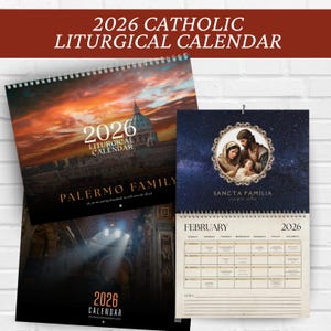 2026 Liturgical Calendar: Catholic Feast Days, Church Year Planner