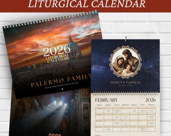 2026 Liturgical Calendar: Catholic Feast Days, Church Year Planner