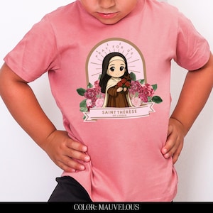 Saint Therese of Lisieux Toddler Shirt: Catholic Kids Apparel
