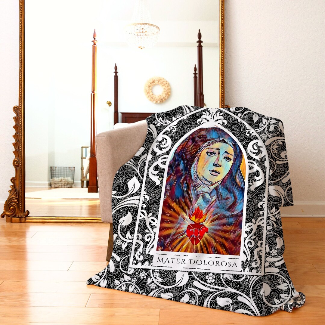 Mater Dolorosa Blanket, Sorrowful Mother, Our Lady of Sorrows, A Sword