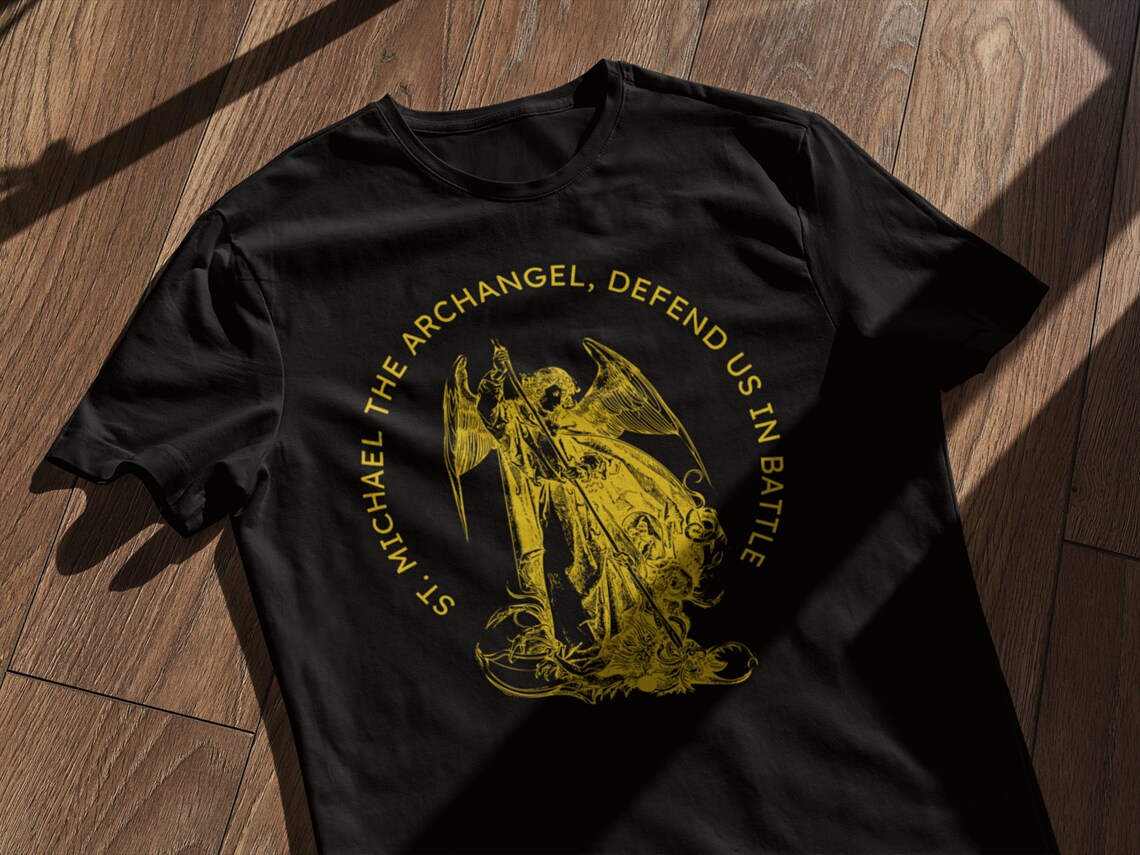 Saint Michael the Archangel T-shirt Saint Michael Prayer - Etsy