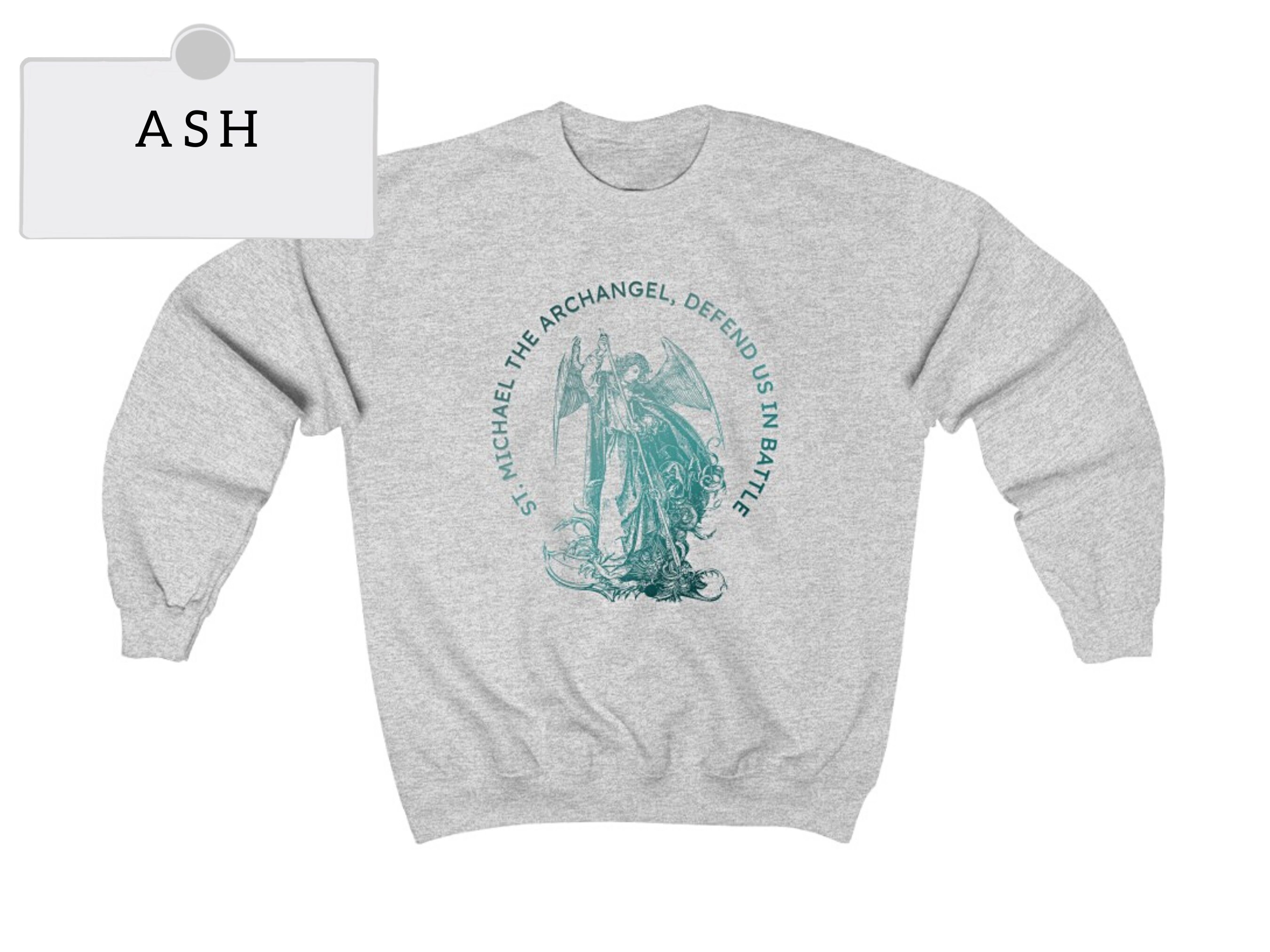 Saint Michael the Archangel Prayer Sweatshirt , Catholic Apparel 