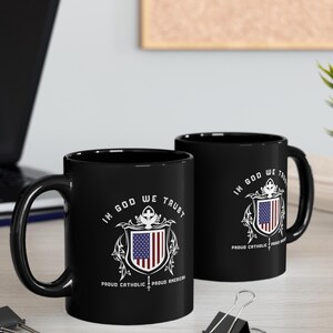 In GOD We TRUST Proud American Proud Catholic, Rosary, Holy Spirit, 4th