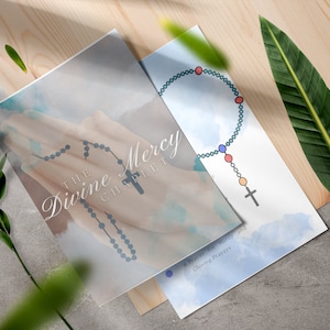 Divine Mercy Chaplet | How to pray the Divine Mercy Chaplet | Divine Mercy Chaplet Guide - Digital Download, Printable