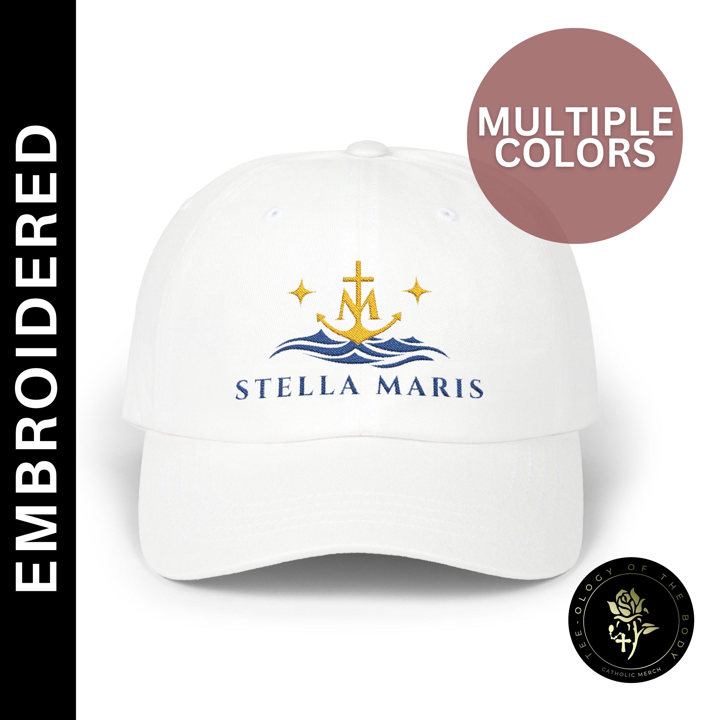 Stella Maris Dad Hat, Catholic Dad Hat, Our Lady Star of the Sea ...