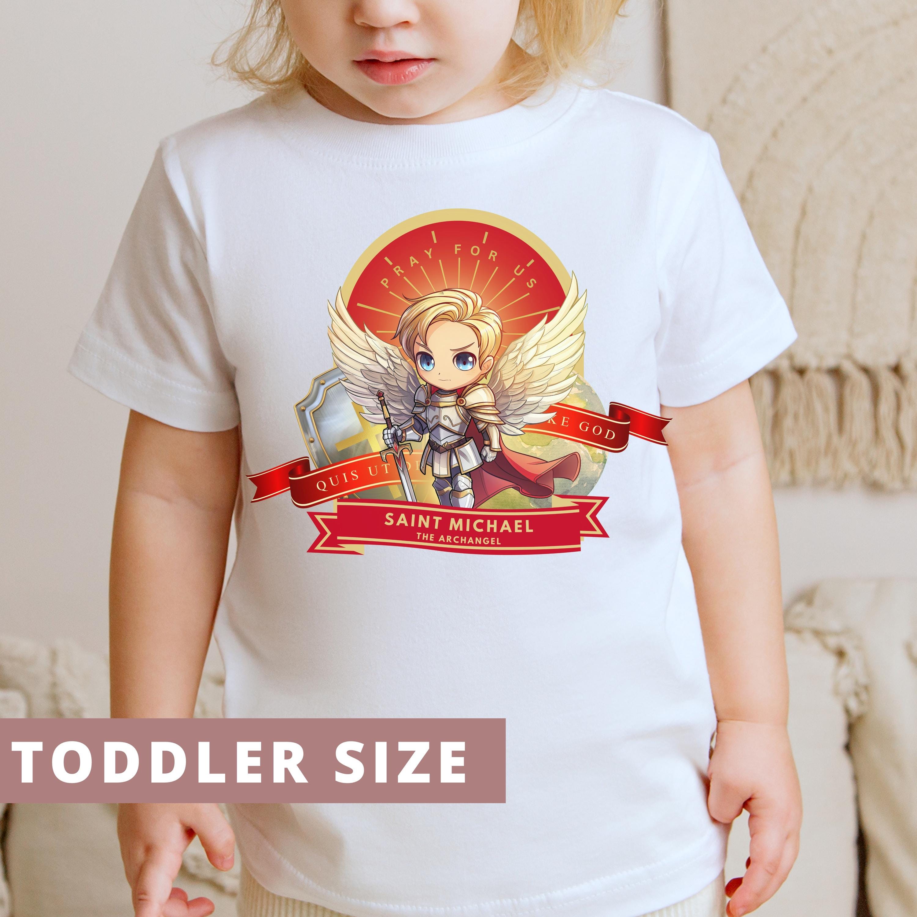 Saint Michael the Archangel Toddler Shirt, Baby Tee, St Michael