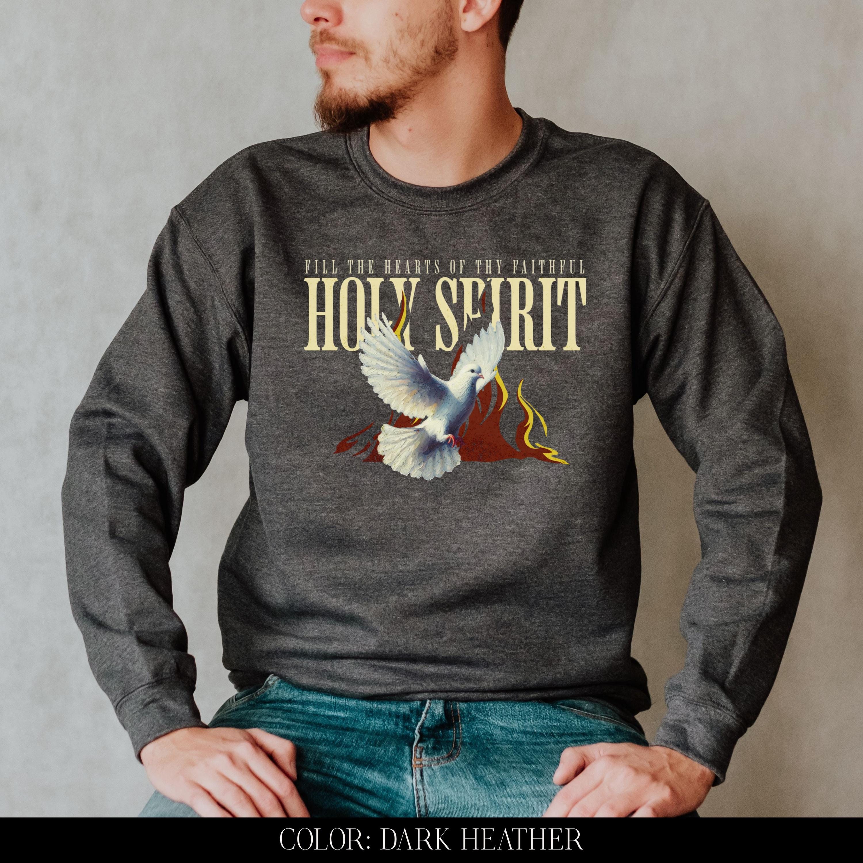 Come Holy Spirit Shirt, Fill the Hearts of Thy Faithful Tee, Catholic ...