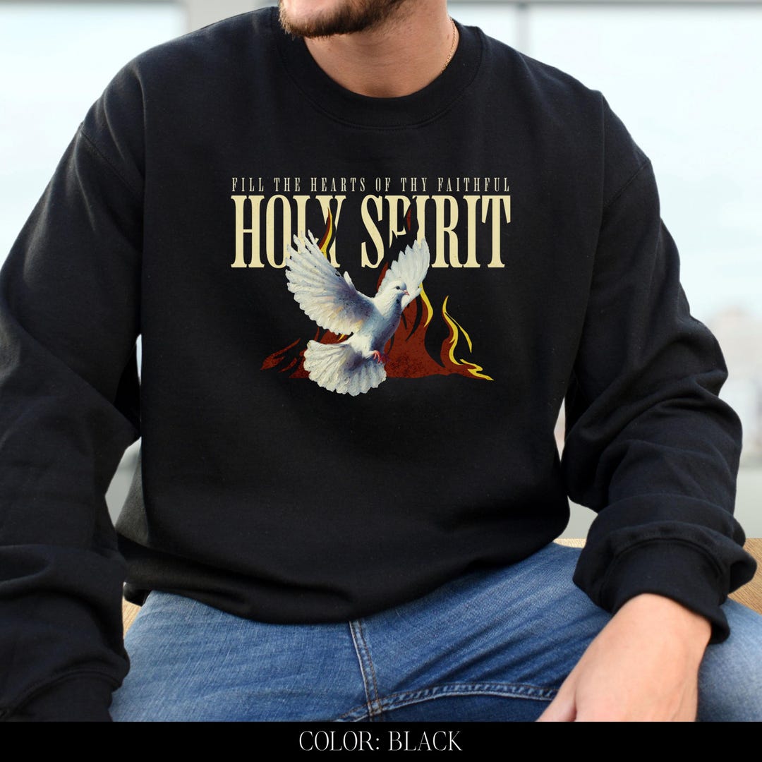 Come Holy Spirit Shirt, Fill the Hearts of Thy Faithful Tee, Catholic ...