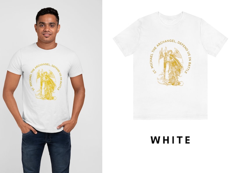 Saint Michael the Archangel T-shirt Saint Michael Prayer - Etsy