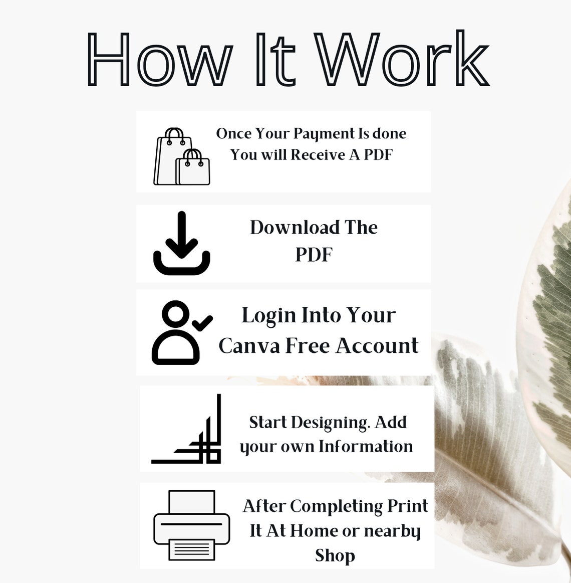 Cutting Board Care Card Canva Template Printable Cutting Board Care