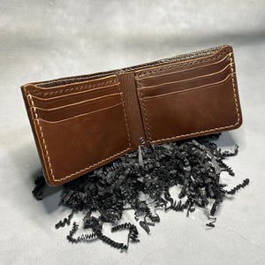 Handmade Lizard Leather Bifold Wallet - Exotic Lizard Skin, Dark Brown Wallet for Men, Genuine Leather Wallet, Unique Men’s Accessories