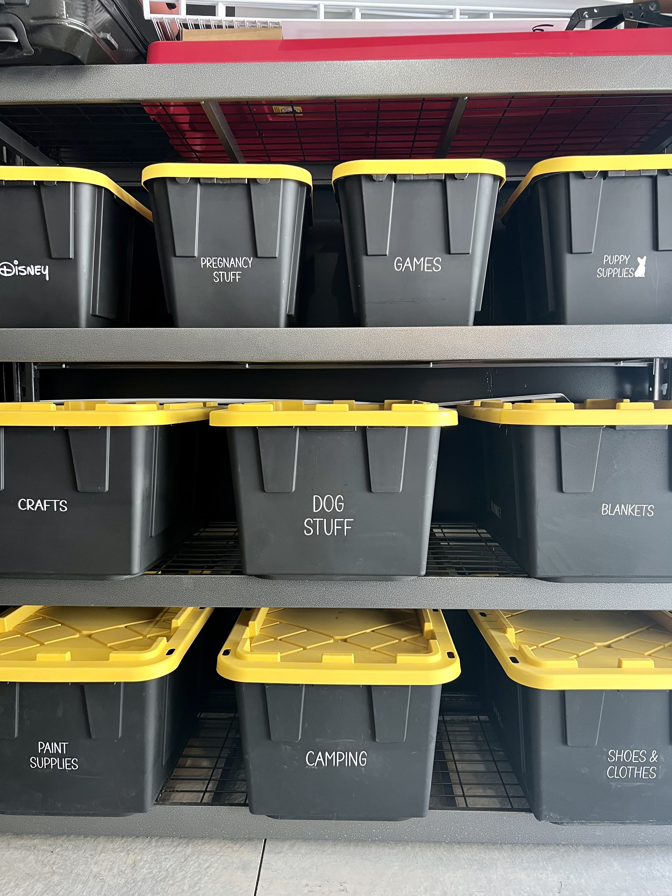 Garage Storage Labels Organized Storage Custom Labels Etsy