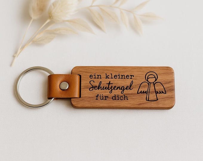 Handgefertigter Schutzengel Schlüsselanhänger – Geschenk Für Besondere Menschen (Oma, Mama, Freundin, Kollegin)
