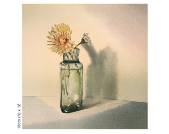 Still Life II: Dandelions. Signed giclee print