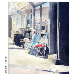 Market Day Faversham. Signed giclee print