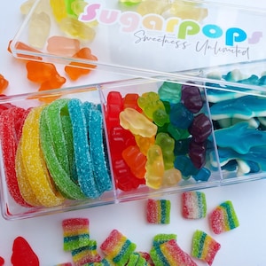 1lb Sugarpops YOU Pick Candy Box | Gift Box | Candy Gram | Sweet | Sour | Gummies