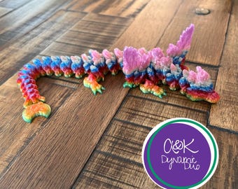 Dragón de galleta con chispas de chocolate, un solo color, pequeño