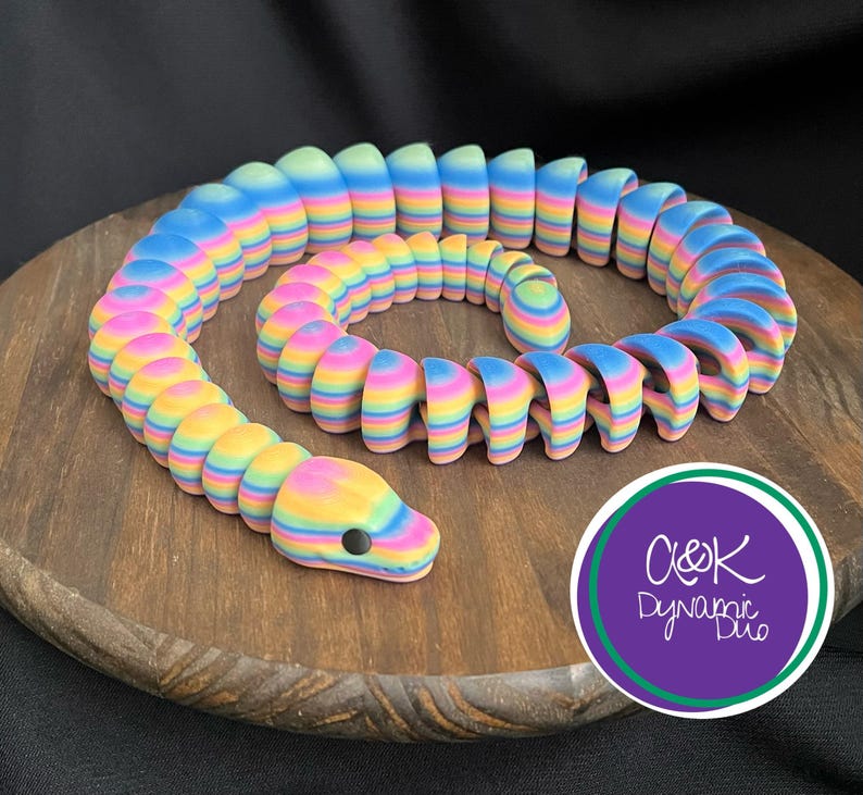 Python Snake Rainbow 2