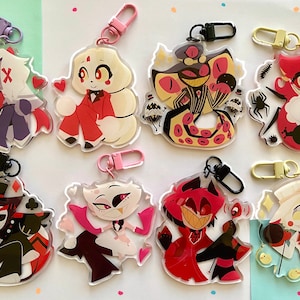 Hazbin Hotel Keychains