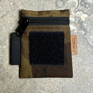 EDC Mini-Pouch Oilskin Tarnfleck, kleine Outdoor Pouch, Zubehör, Organizer, Art.-Nr. 25-012