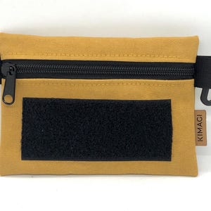 EDC-väska "Canvas Mustard Yellow", liten väska, EDC-organiseringstillbehör, utomhus, artikelnr. EP-25-002