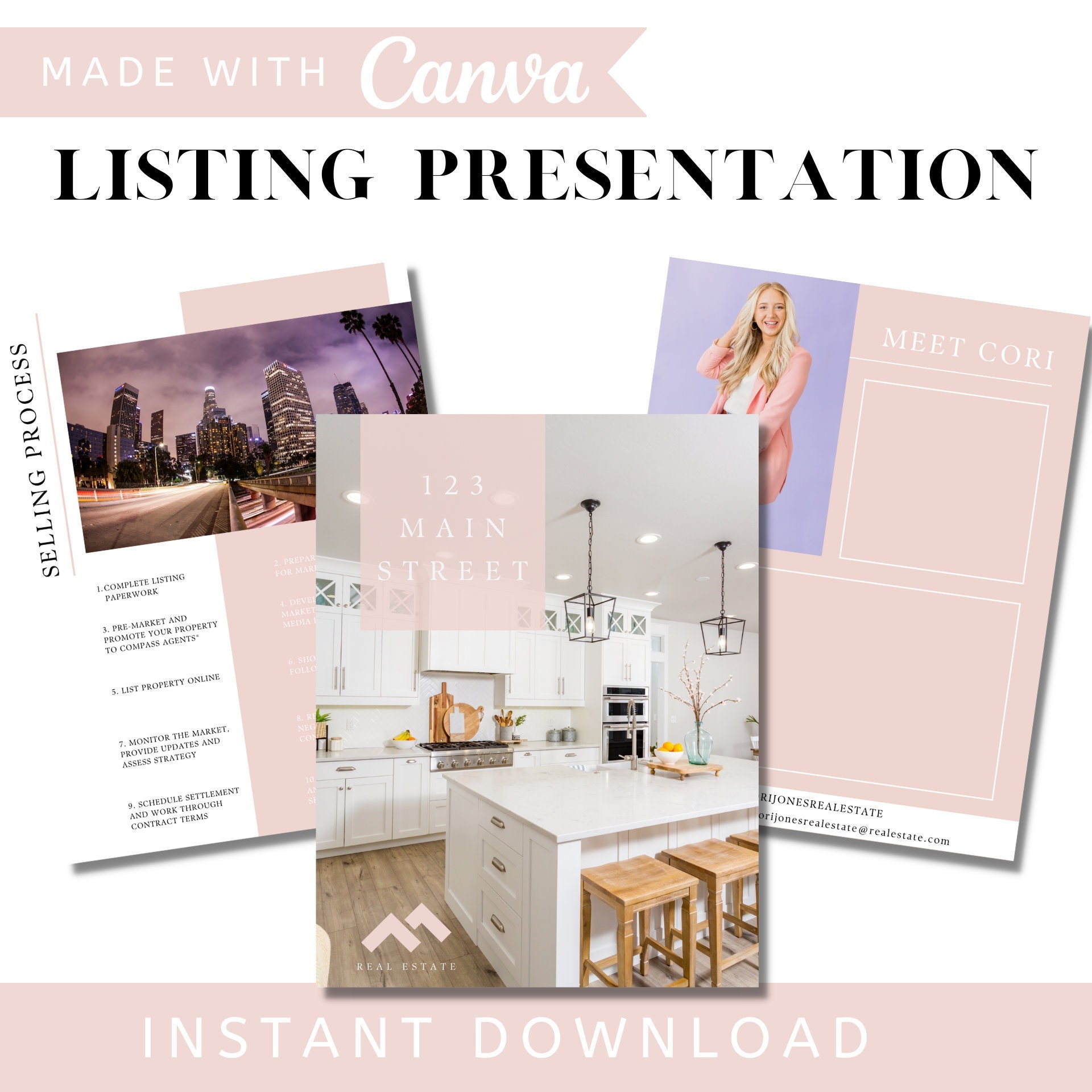 Listing Presentation Templates - Canva Digital and Printable Real ...
