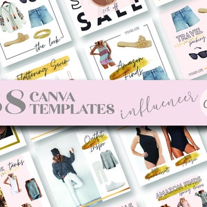 Canva Templates for Instagram - Influencer LTK Canva Templates