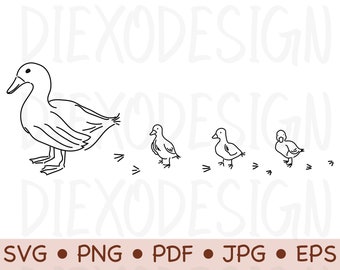 Duck Family PNG Cute Duck SVG Mother Duck and Ducklings - Etsy Duck Family PNG Cute Duck SVG Mother Duck and Ducklings - Etsy