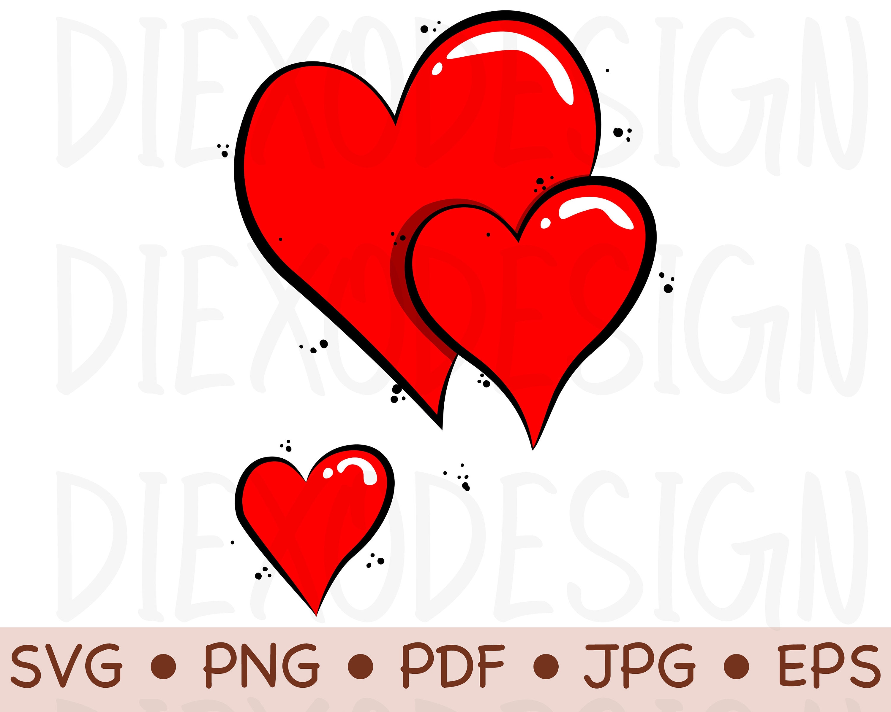 Heart Clipart: digital Heart Clipart Valentine Heart Clipart, Heart Labels, Red  Hearts Clip Art, Love Clipart, Heart Graphics 