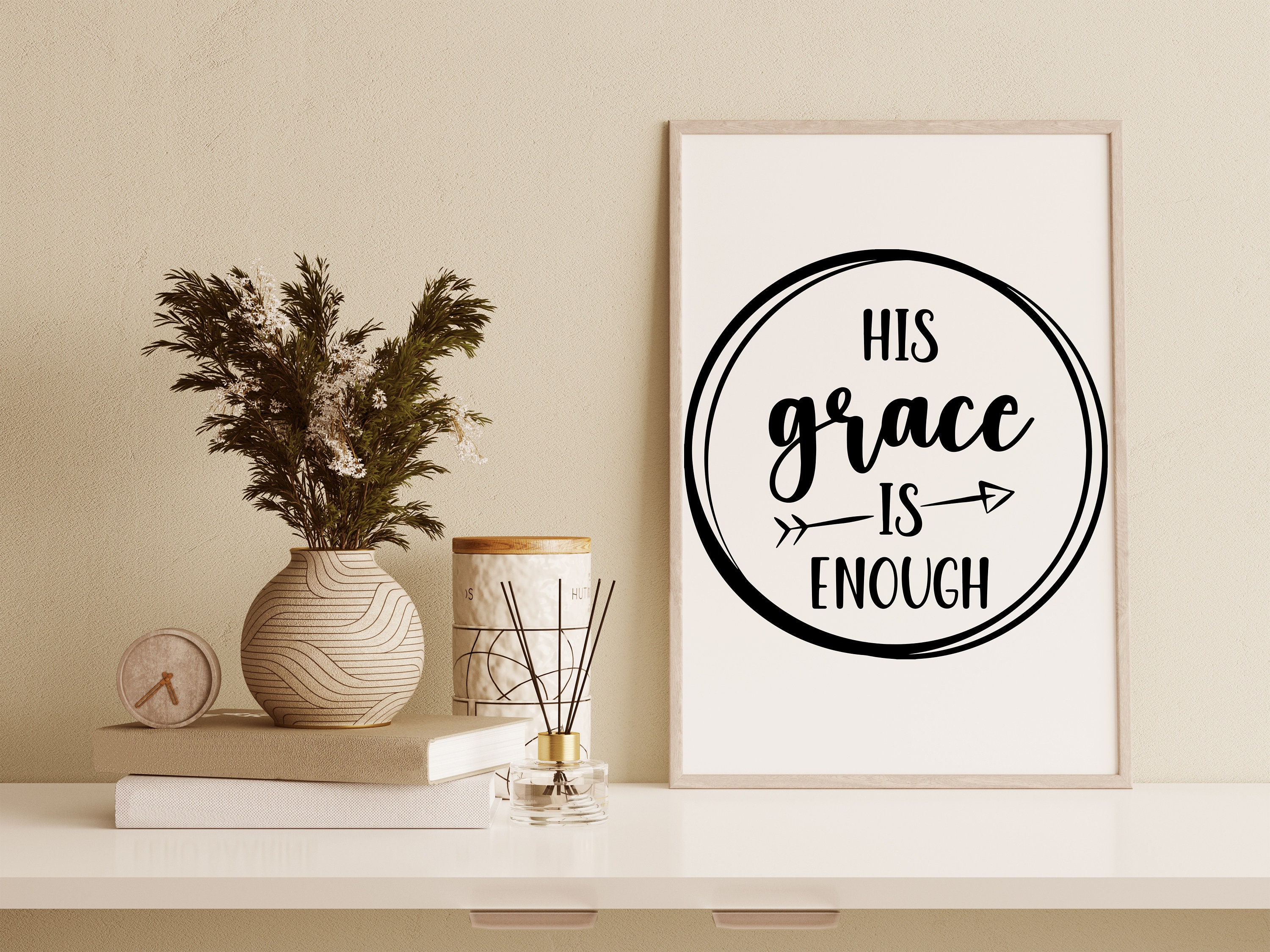 His Grace is Enough SVG, Christianity PNG, 2 Corinthians 12:9 ...