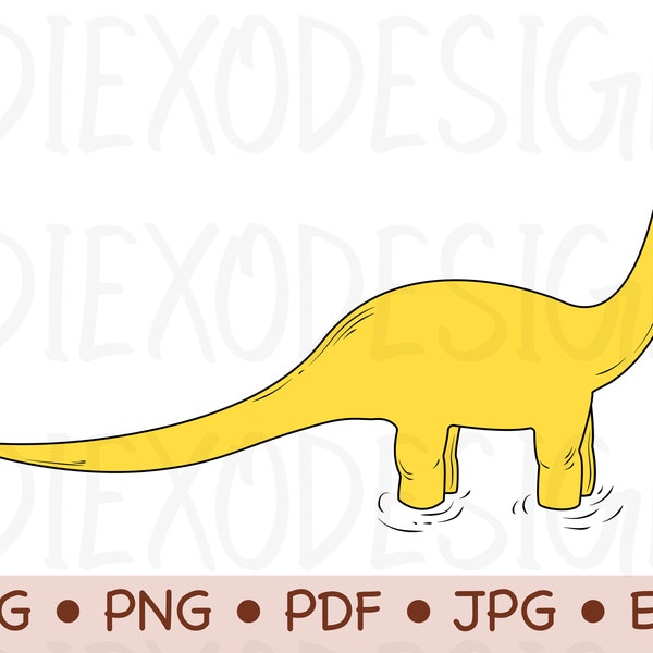 Sauropod PNG, Sauropod Dinosaur SVG, Cute Dinosaur Clipart, Dino Svg, Dinosaur Png, Dinosaur Vector, Dino Png, Sublimation Designs