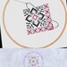 Cross Stitch Pattern, Geometric Design, Full Stitches for Easy ...