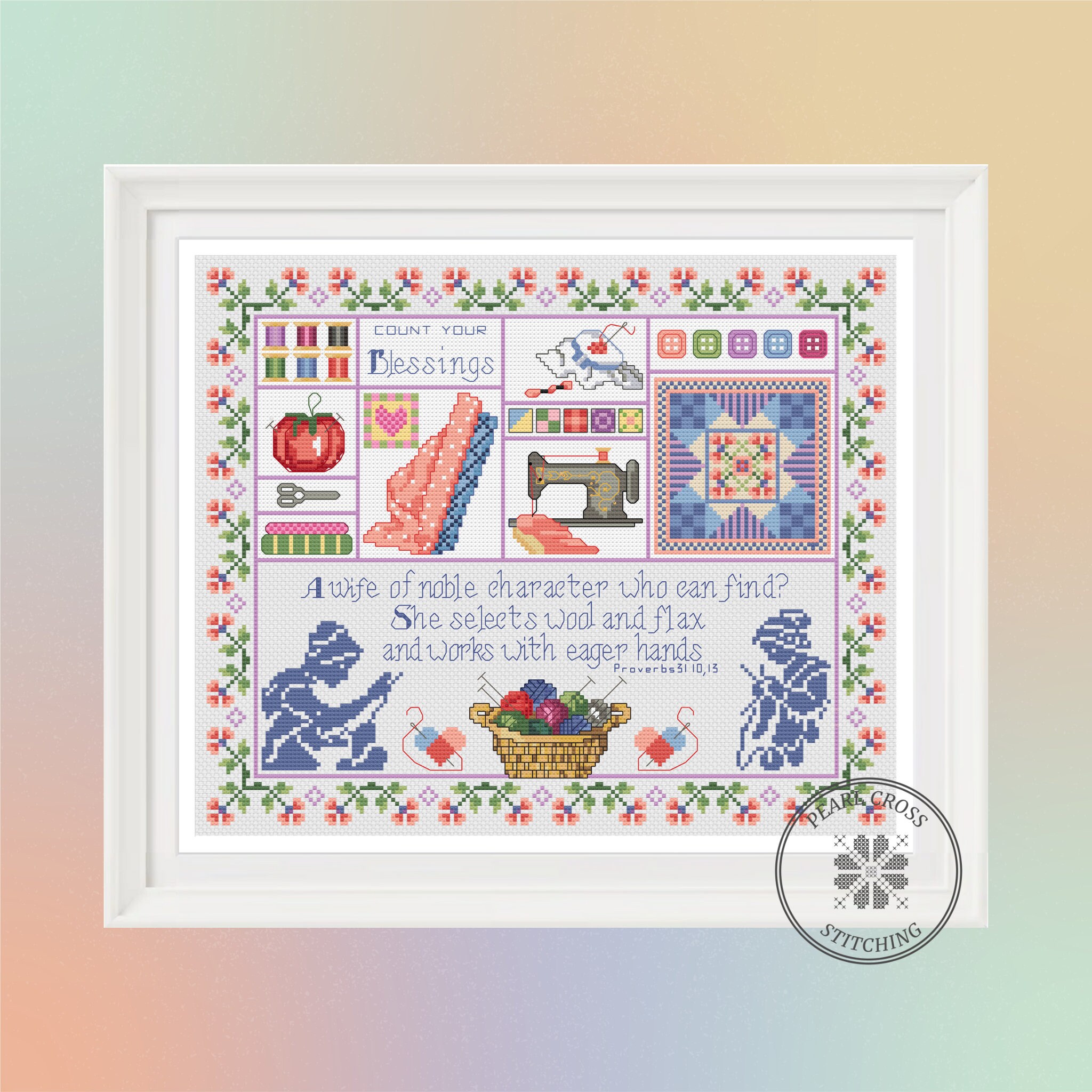 Nobility Counted Cross Stitch Patterns