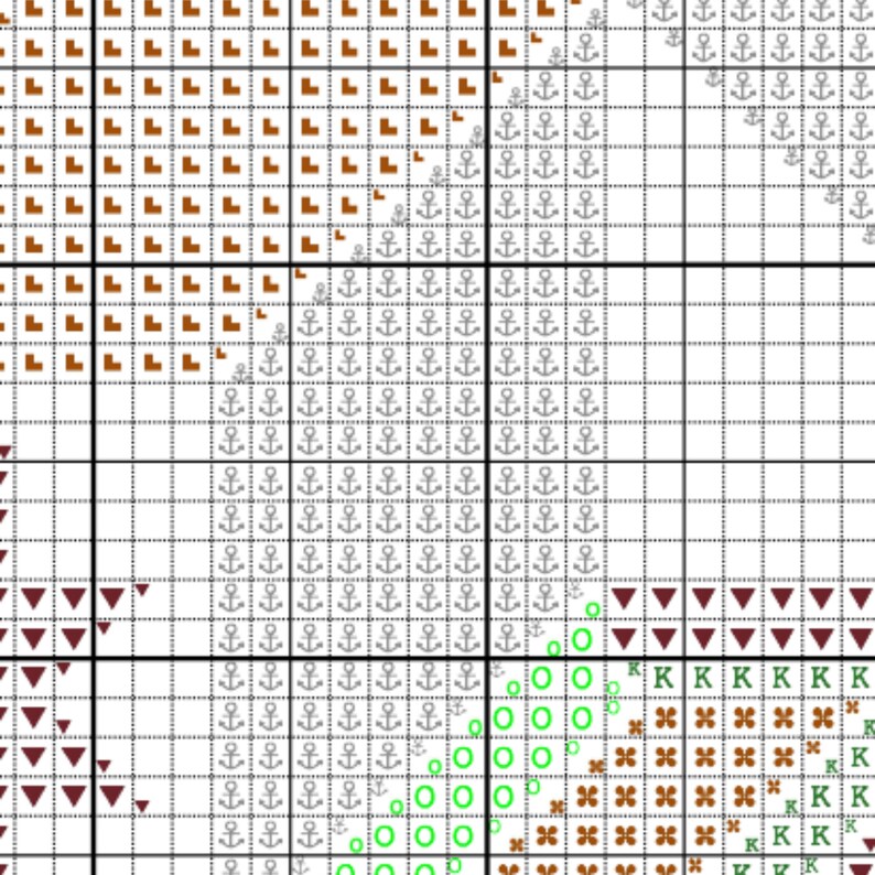 Cross Stitch Quilt Block Pattern Counted Cross Stitch Ferris Wheel