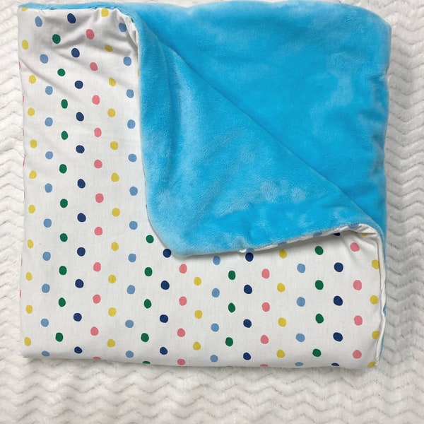 Polka Dot Baby Blankets Etsy