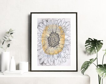 Dahlia 1 - art for your wall, obviously