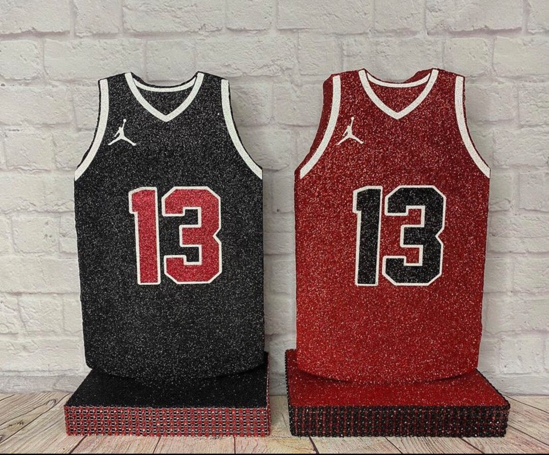 Basketball Jersey Centerpiece Etsy
