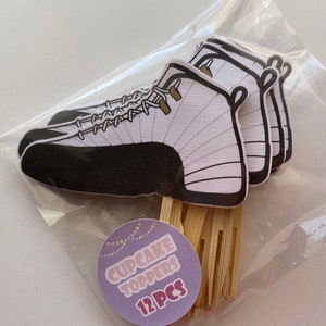 SNEAKER BALL AJ12 Cupcake Toppers