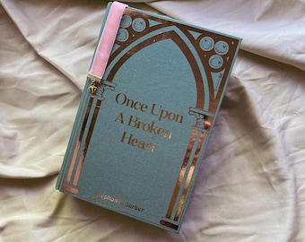 Once Upon a Broken Heart Trilogy by Stephanie Garber Rebind | Handmade Rebound Book