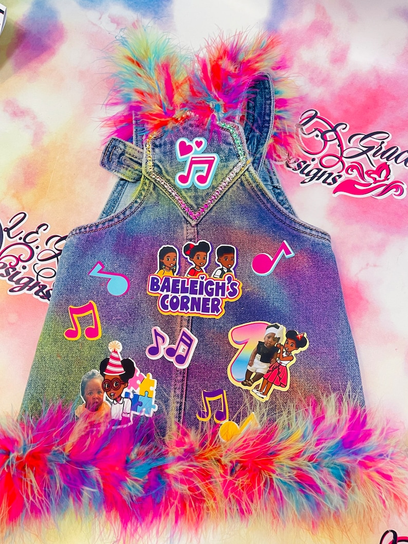 Girls Gracies Corner Overall Dress/ Skirtall Birthday Outfit Etsy